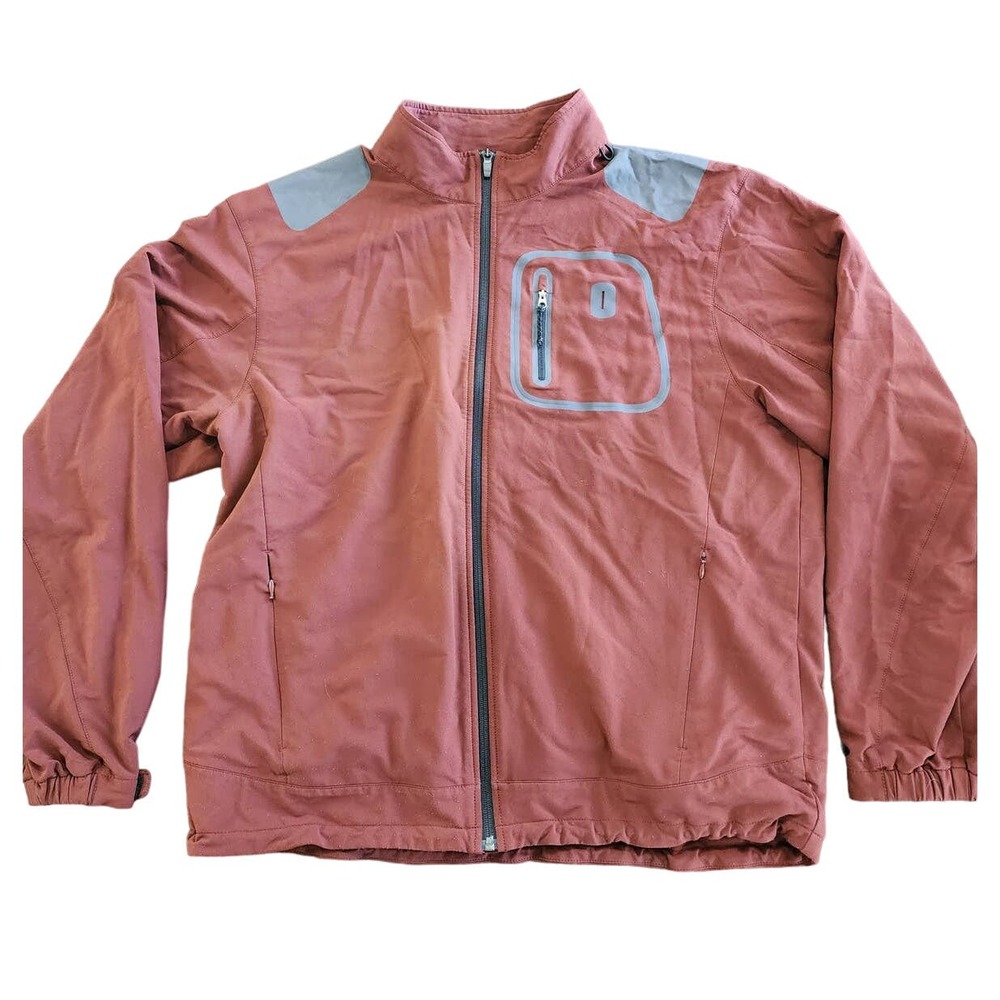 Cutter & Buck CBUK Brown Lightweight‎ Zip Up Jacket. Size L